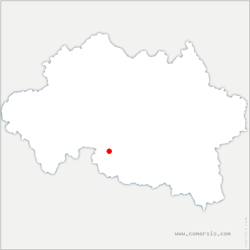 carte de localisation de Chirat-l'Église