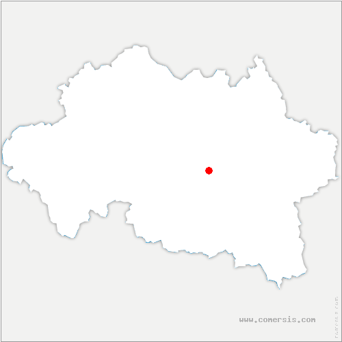 carte de localisation de Contigny
