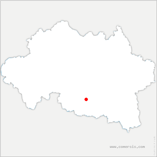 carte de localisation d'Étroussat