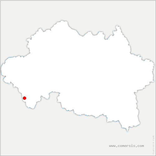 carte de localisation de Mazirat