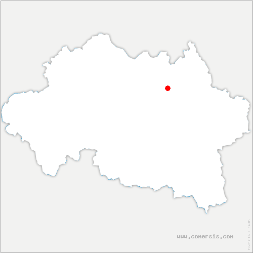 carte de localisation de Montbeugny