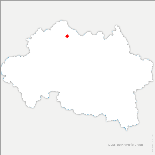 carte de localisation de Pouzy-Mésangy