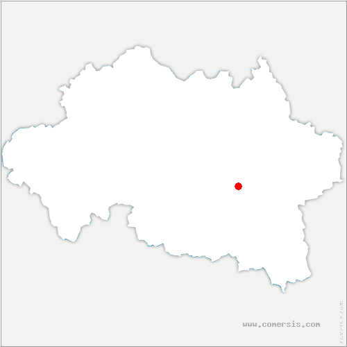 carte de localisation de Rongères