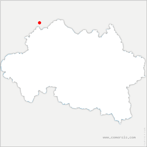 carte de localisation de Saint-Éloy-les-Mines