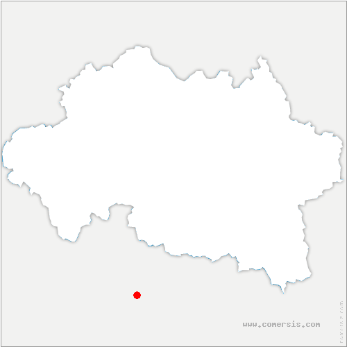 carte de localisation de Saint-Parize-en-Viry