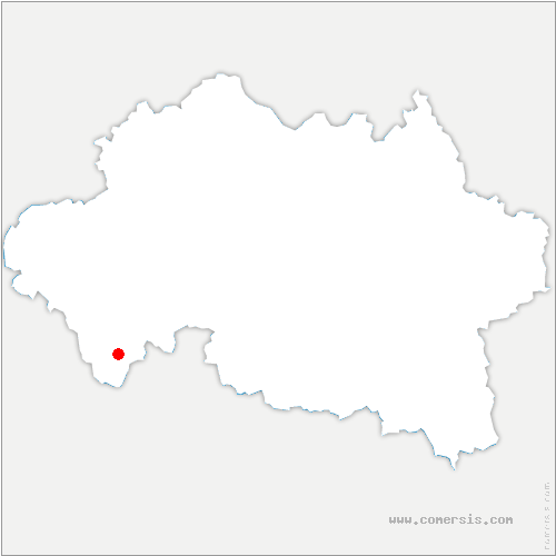 carte de localisation de Terjat