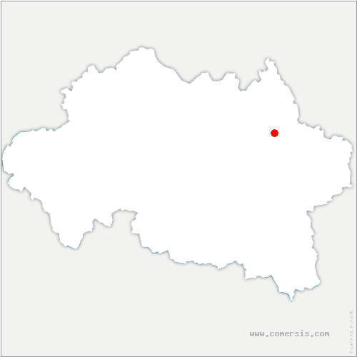 carte de localisation de Thiel-sur-Acolin