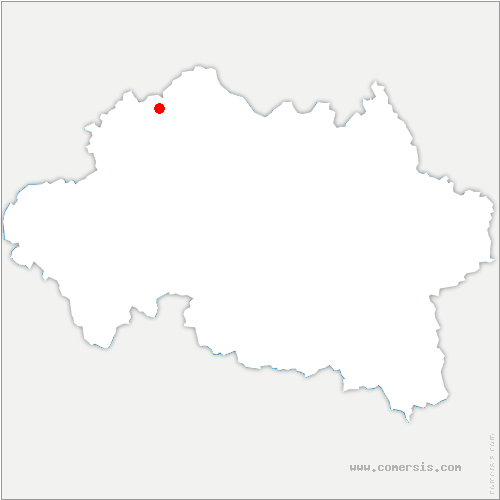 carte de localisation de Valigny