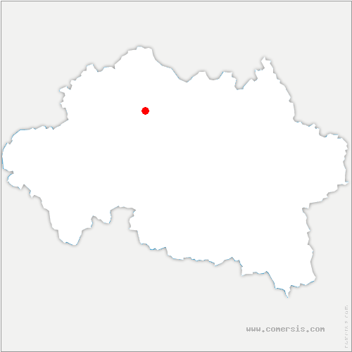 carte de localisation de Ygrande
