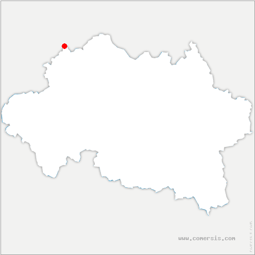 carte de localisation d'Youx