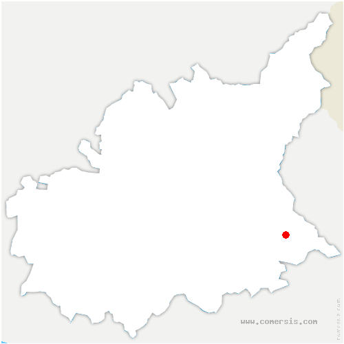 carte de localisation de Braux
