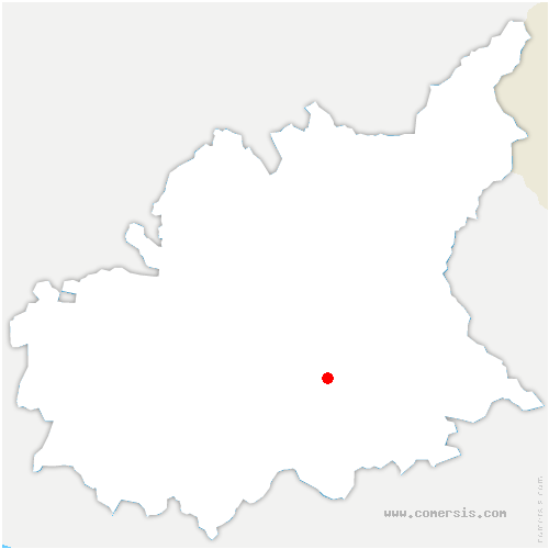 carte de localisation de Chaudon-Norante