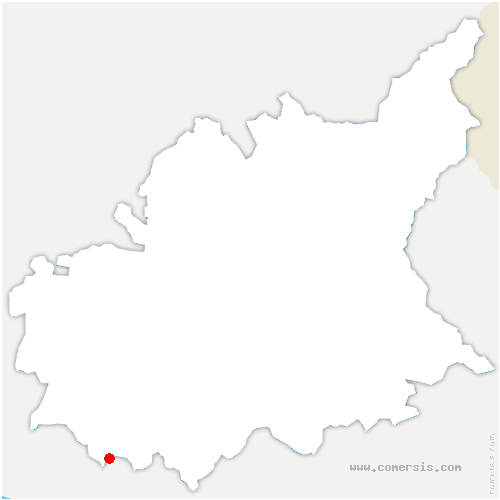 carte de localisation de Corbières