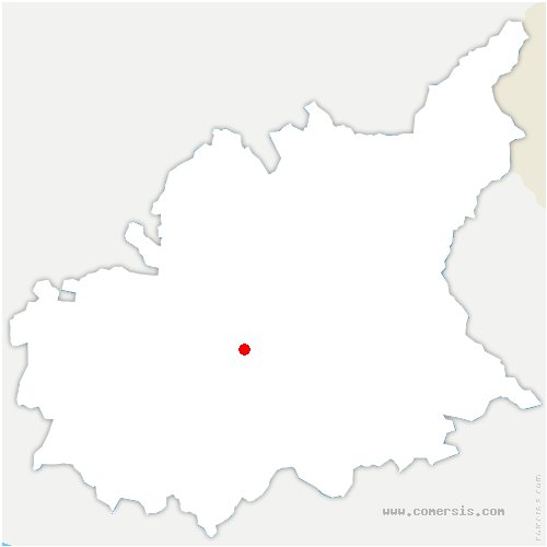 carte de localisation de Coursegoules