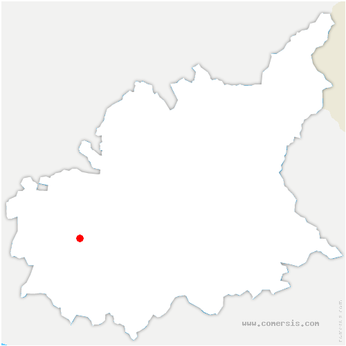 carte de localisation de Fontienne