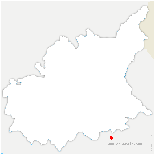 carte de localisation de Lachau