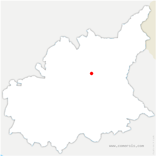 carte de localisation de Monieux