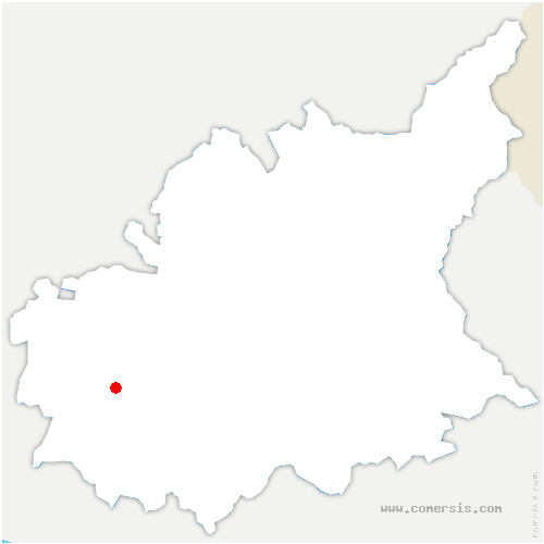 carte de localisation de Montrond