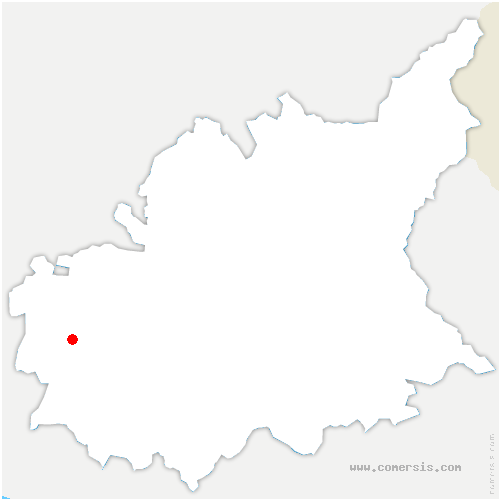 carte de localisation de Revest-des-Brousses