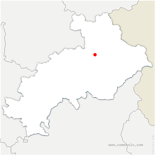 carte de localisation de Argentière-la-Bessée