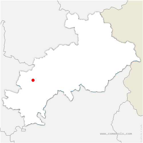 carte de localisation de Aspres-sur-Buëch