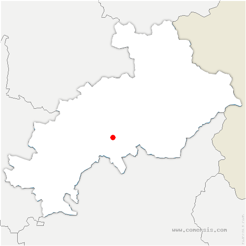 carte de localisation de Avançon