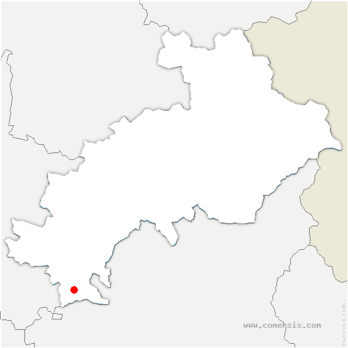 carte de localisation de Barret-sur-Méouge