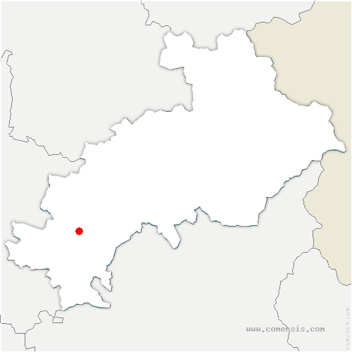 carte de localisation de Bâtie-Montsaléon