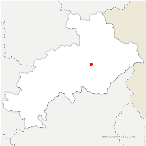 carte de localisation de Châteauroux-les-Alpes