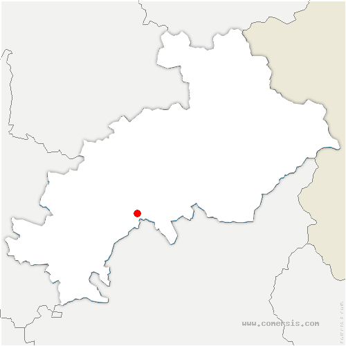 carte de localisation de Châteauvieux
