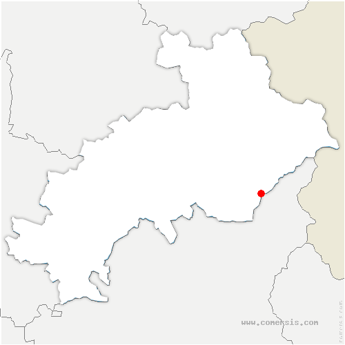 carte de localisation de Crévoux
