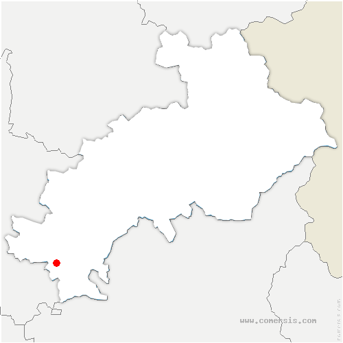 carte de localisation de Étoile-Saint-Cyrice