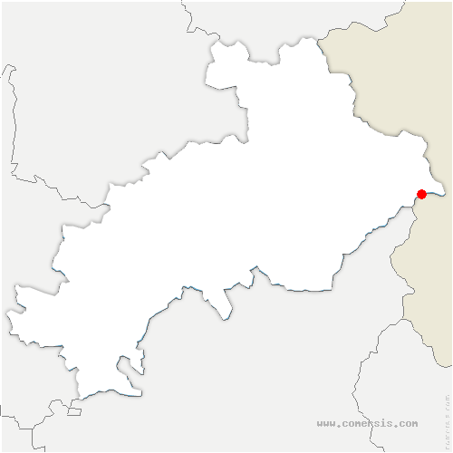 carte de localisation de Molines-en-Queyras