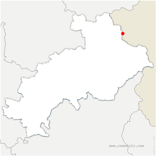 carte de localisation de Montgenèvre