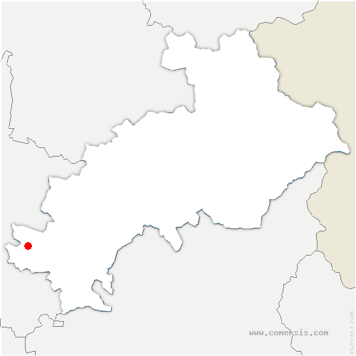carte de localisation de Montmorin