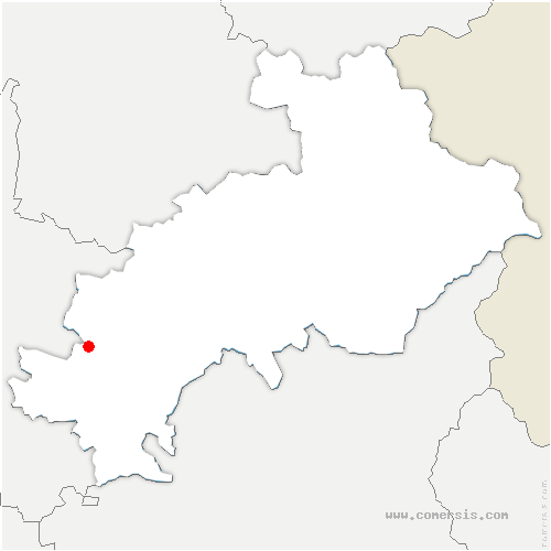 carte de localisation de la Piarre