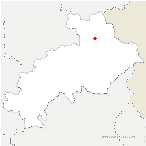 carte de localisation de Puy-Saint-André