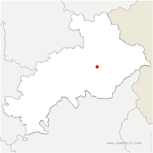 carte de localisation de Réotier