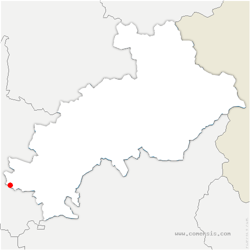 carte de localisation de Saint-André-de-Rosans