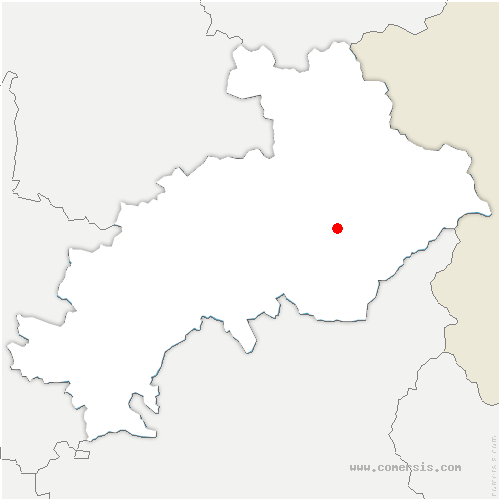 carte de localisation de Saint-Clément-sur-Durance