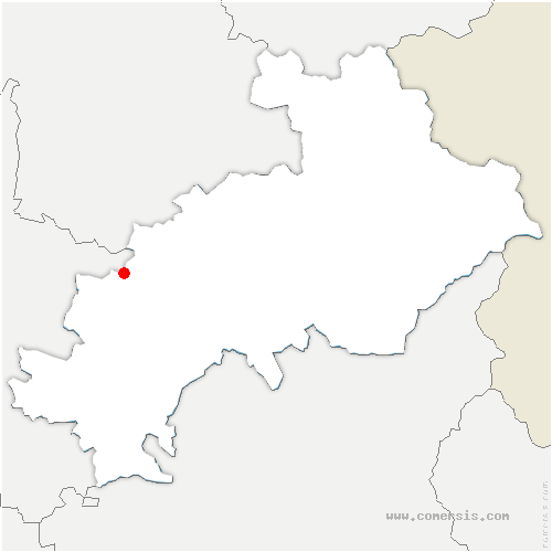 carte de localisation de Saint-Julien-en-Beauchêne