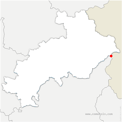 carte de localisation de Saint-Véran
