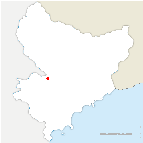 carte de localisation d'Aiglun