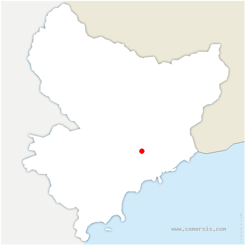 carte de localisation de Aspremont