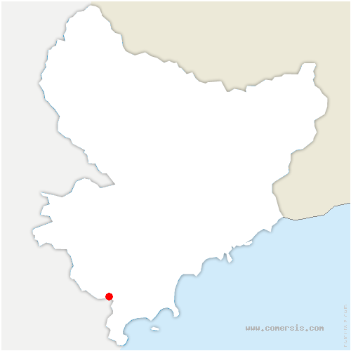 carte de localisation d'Auribeau-sur-Siagne
