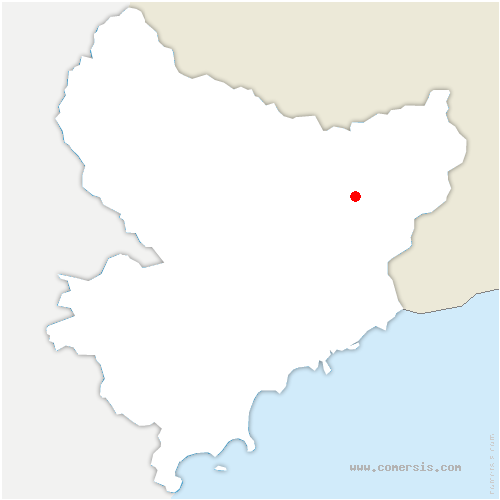 carte de localisation de Breil-sur-Roya