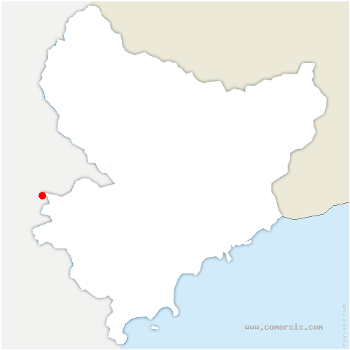 carte de localisation de Briançonnet
