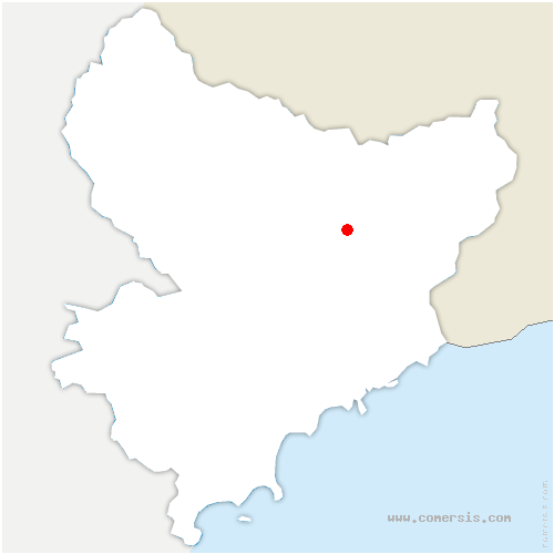 carte de localisation de Lantosque