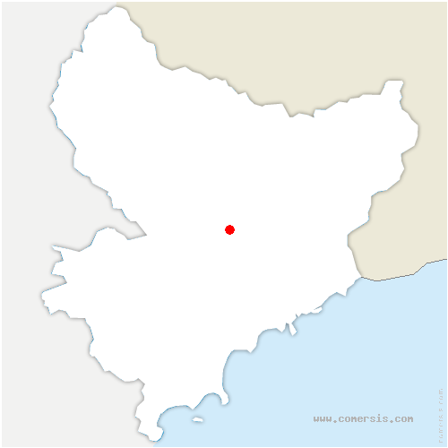 carte de localisation de Malaussène