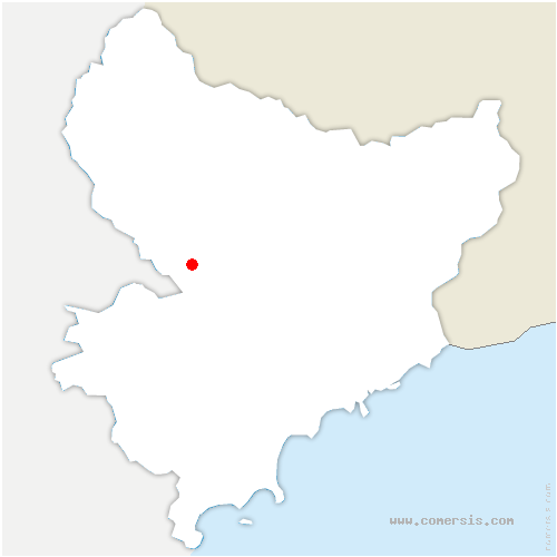 carte de localisation de la Penne